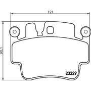 Mintex Rear Brake Pad Set MDB2417
