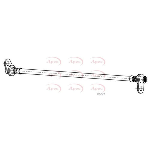 Apec Brake Hydraulic Hose Line Rear Left HOS4508