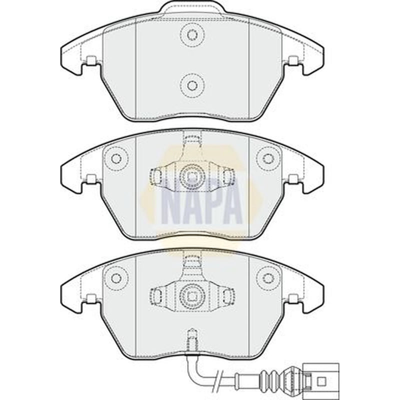 NAPA Front Brake Pad Set NBP1590