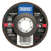 Draper Aluminium Oxide Flap Disc 115mm 40 Grit