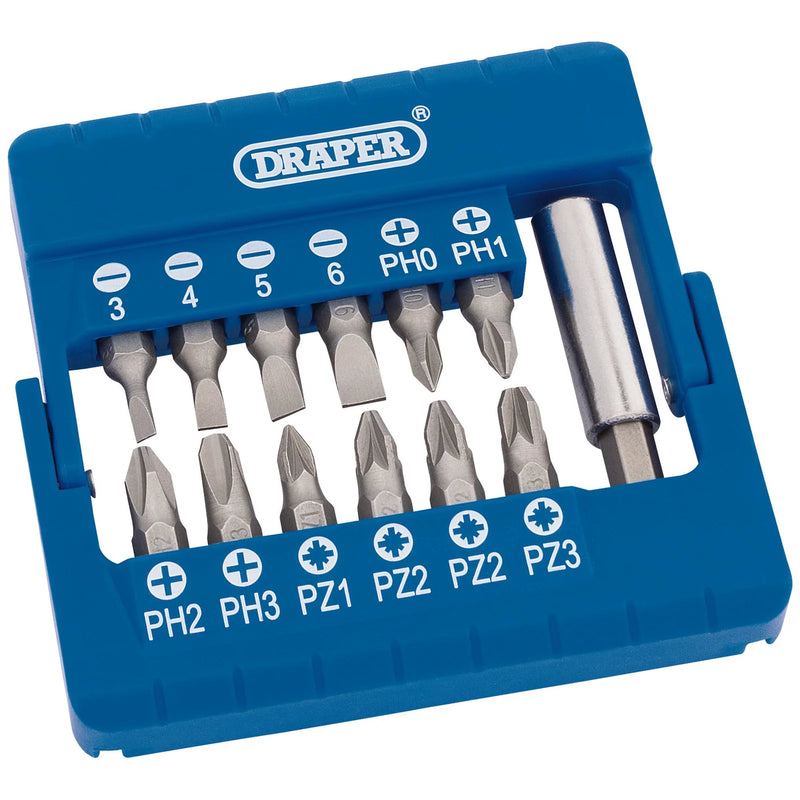 Draper Screwdriver and Magnetic Bit Holder Set 13 Piece