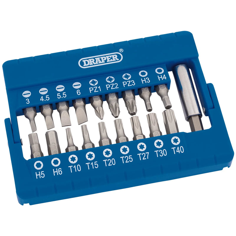 Draper 19 Piece Screwdriver and Magnetic Bit Holder Set