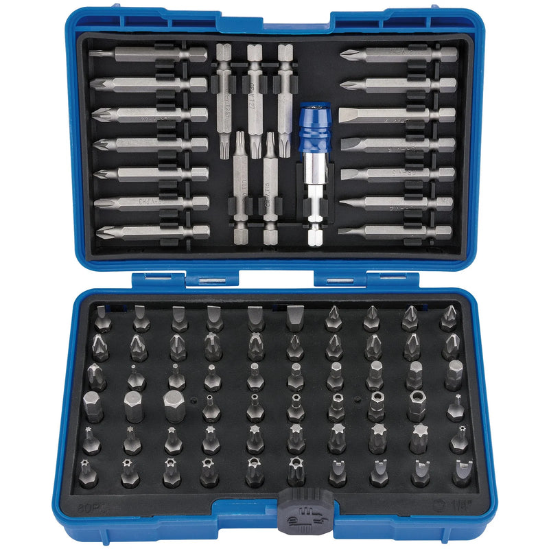 Draper Screwdriver and Bit Holder Set 80 Piece