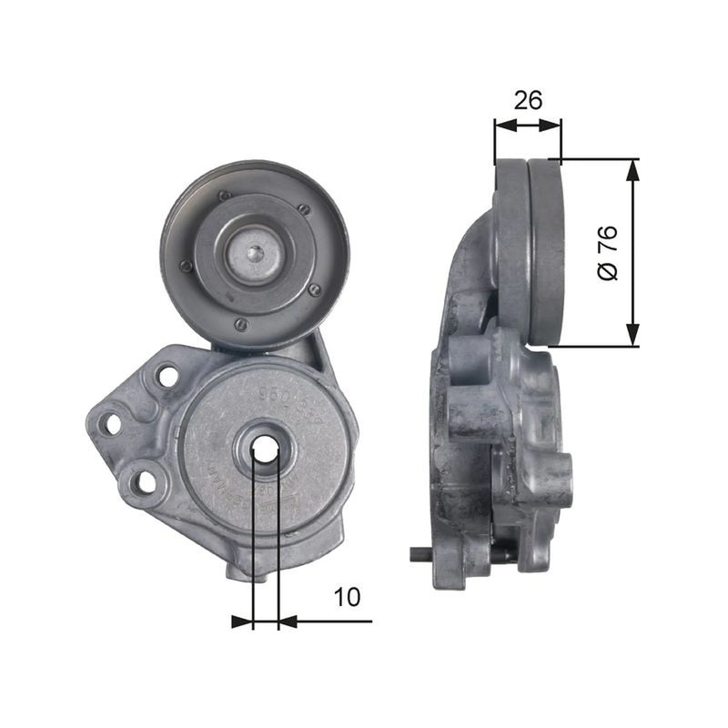 Gates Auxiliary Belt Tensioner T39173