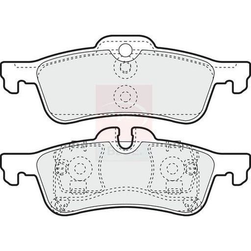 Apec Rear Brake Pad Set PD3065