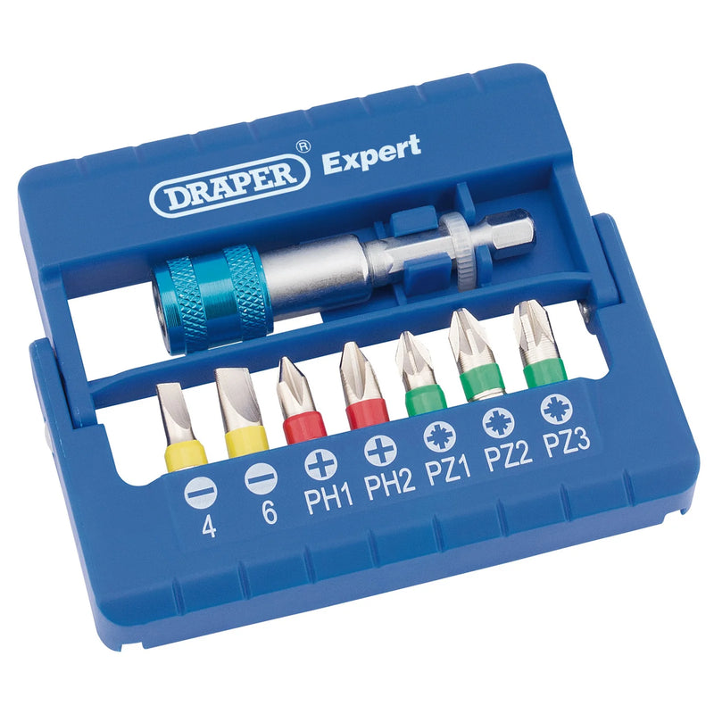 Draper Expert Screwdriver Bit Set 8 Piece 25mm S2 Steel