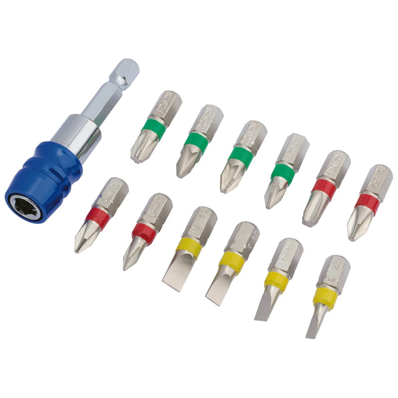 Draper Expert Screwdriver Bit Set 13 Piece with Magnetic Holder