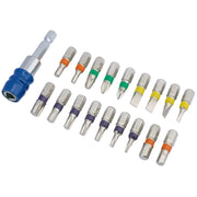 Draper Expert Screwdriver Bit Set 19 Piece S2 Steel 25mm