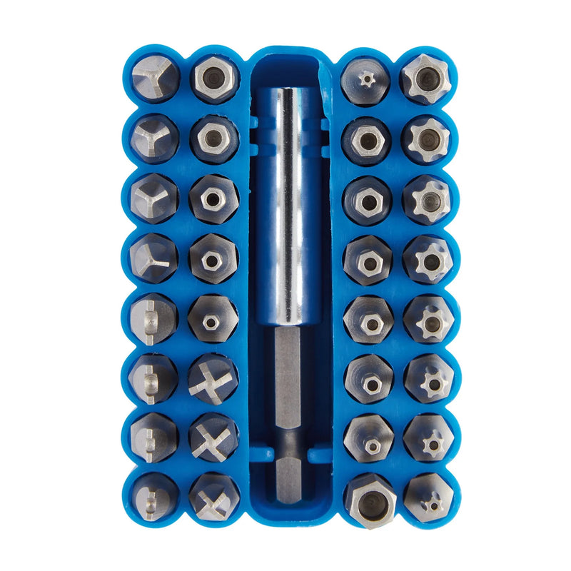 Draper Security Bit Set 33 Piece Chrome Vanadium Steel