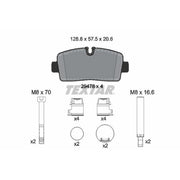 Textar Rear Brake Pad Set 2947801