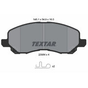 Textar Front Brake Pad Set 2358403