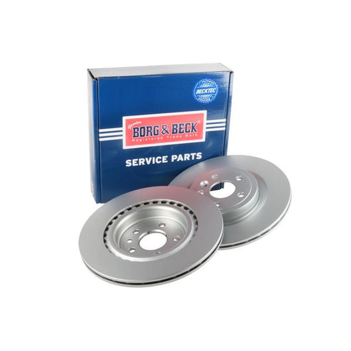 Borg & Beck 2 x Vented Rear Brake Discs BBD5471
