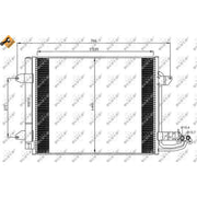 NRF Air Conditioning Condenser 35521