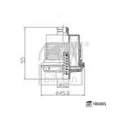 Febi AWD Multi-plate Clutch Hydraulic Filter 180085