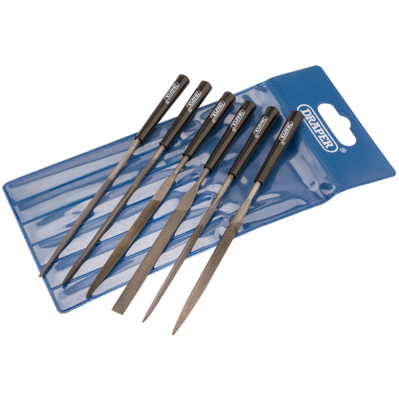 Draper Needle File Set 140mm 6 Piece