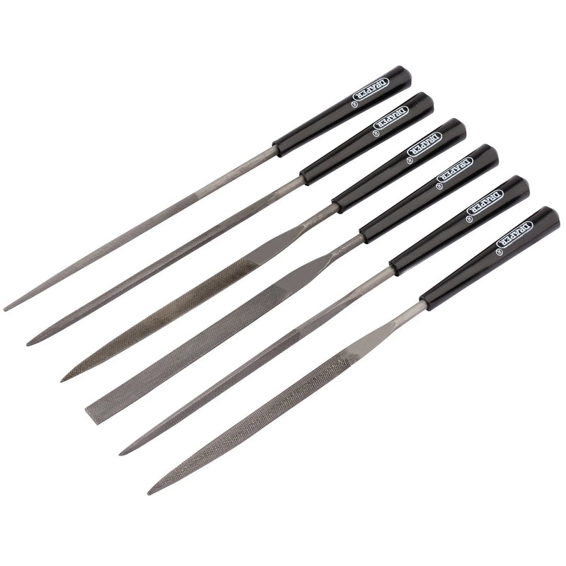 Draper Needle File Set 140mm 6 Piece