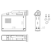 NRF Heater Matrix Core Heat Exchanger 54409