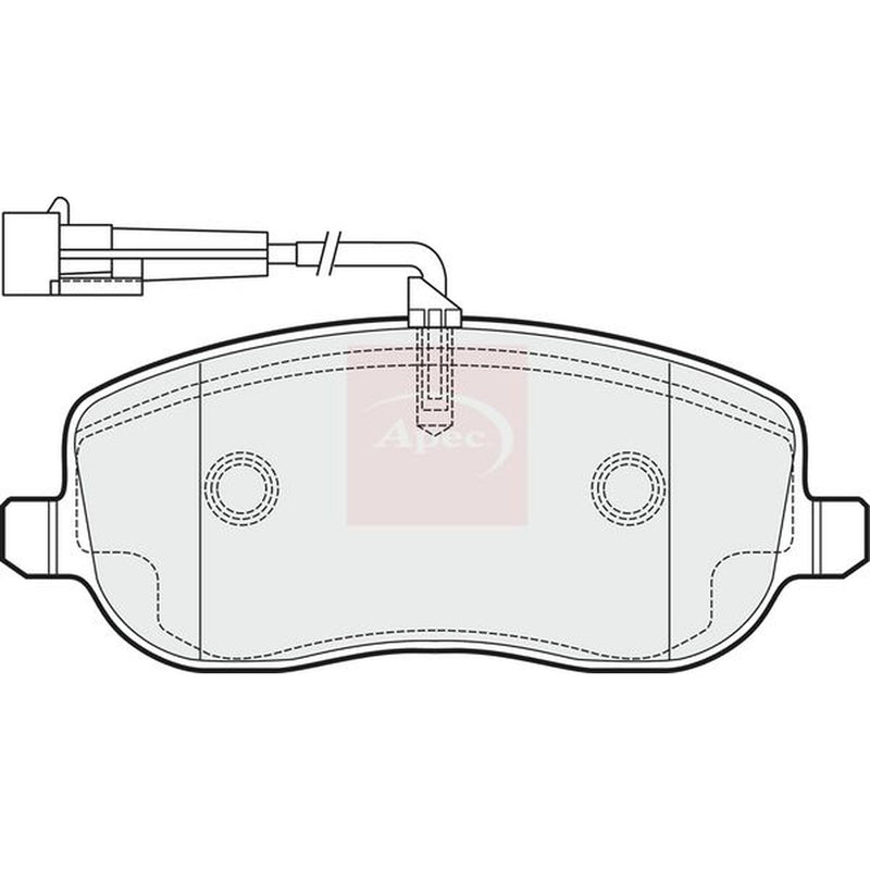 Apec Front Brake Pad Set PAD1500