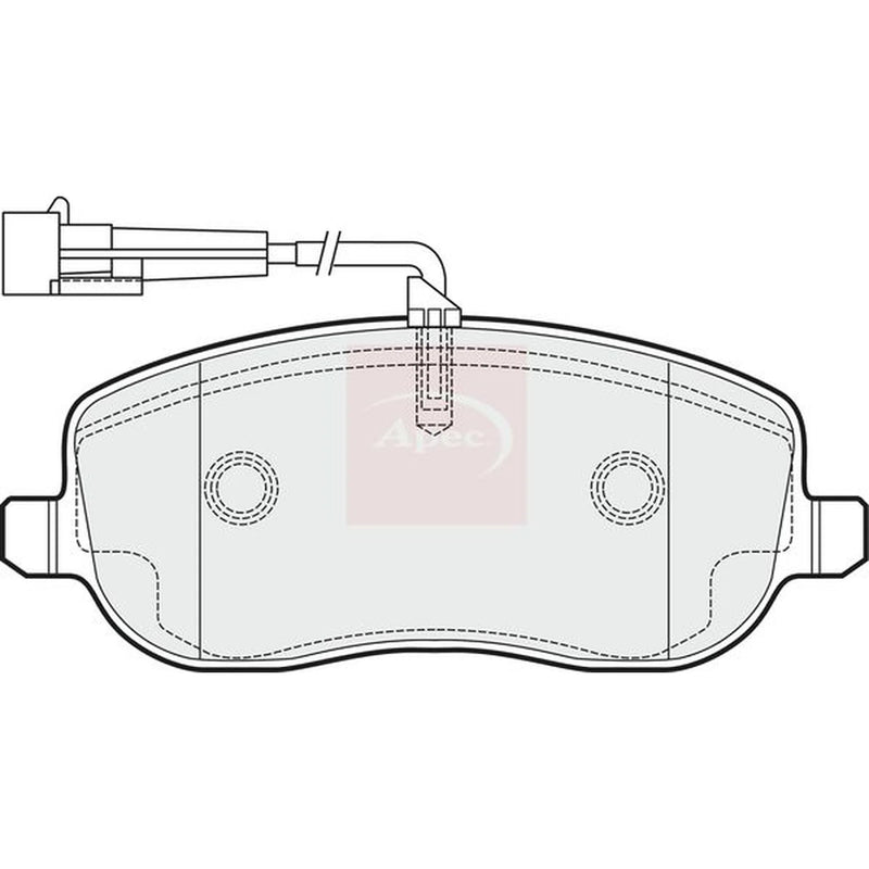 Apec Front Brake Pad Set PAD1500