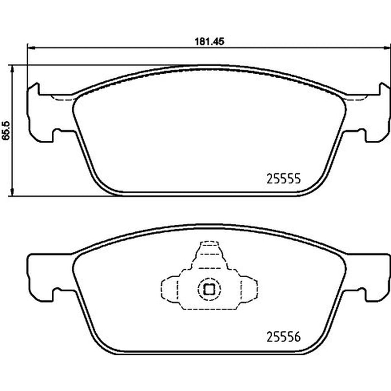 Brembo 4 x Front Brake Pad Set P24199