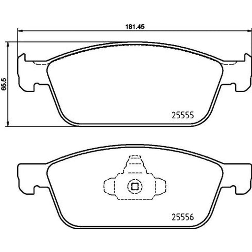 Brembo 4 x Front Brake Pad Set P24199