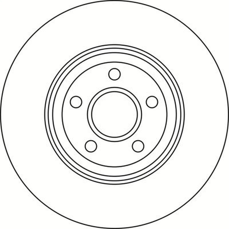 Abtex 2 x Vented Front Brake Discs BD2177V
