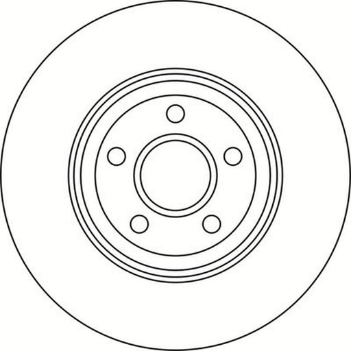 Abtex 2 x Vented Front Brake Discs BD2177V