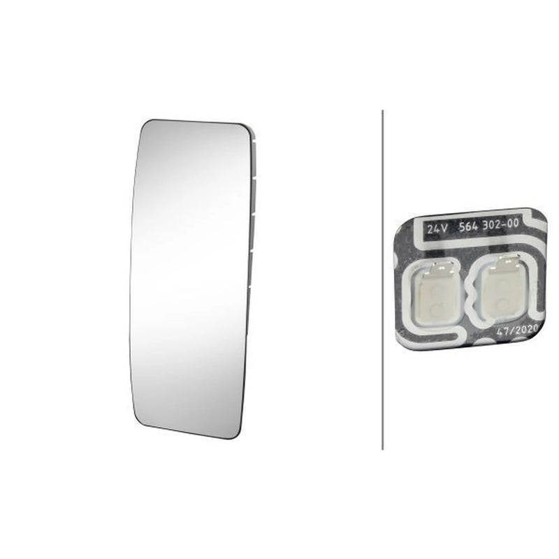 Hella Exterior Wing Mirror Glass Left 9MX 564 305-002