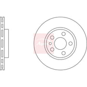 Apec 2 x Vented Front Brake Discs DSK665