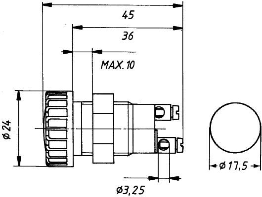 Hella 2AA 008 592-021 Control Lamp