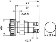 Hella 2AA 008 592-031 Control Lamp