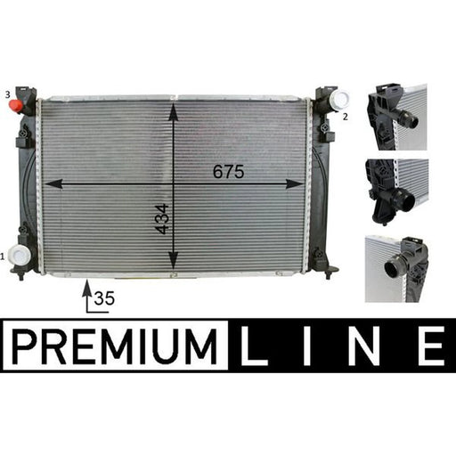 Mahle Engine Radiator CR 79 000P