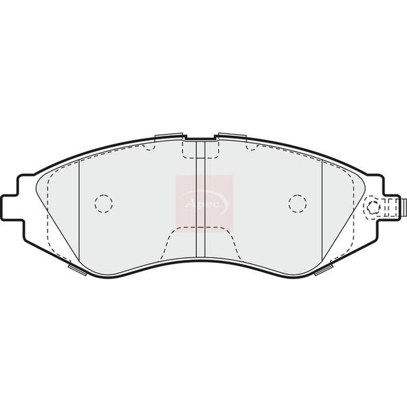 Apec Front Brake Pad Set PAD980