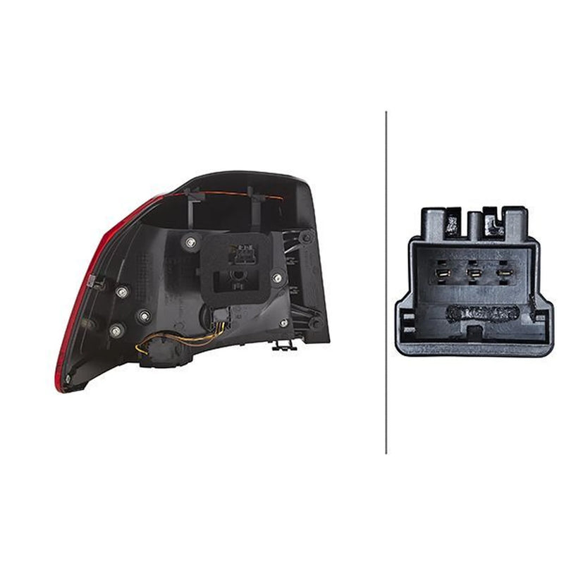 Hella Tail Light / Lamp WY21W Right 2SD 010 408-081