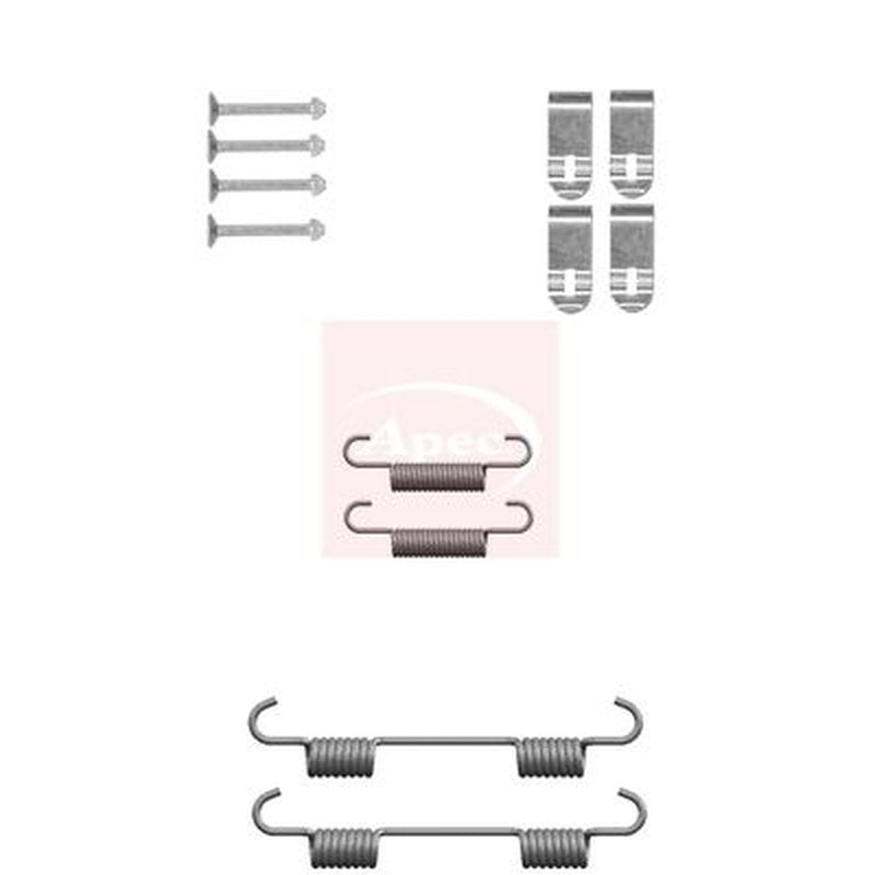 Apec Parking Brake Shoe Accessory Kit Rear KIT2140