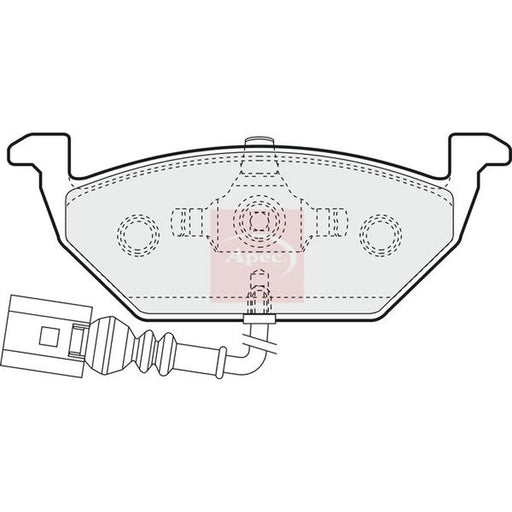 Apec Front Brake Pad Set PAD1109