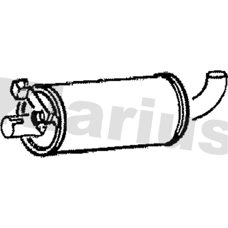 Klarius Box With Centre Pipe Centre VO55E