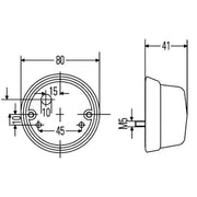 Hella Direction Indicator Light Right 2BA 001 259-611