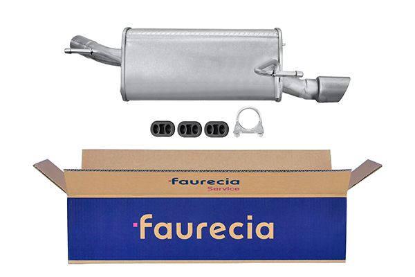 Hella 8LD 366 031-171 Rear Muffler