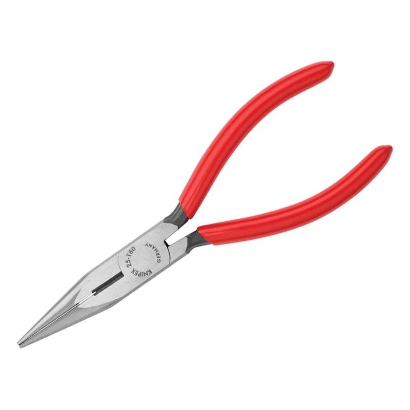 KNIPEX 25 01 160 Snipe Nose Side Cutting Pliers Plastic Coated Grip 160mm
