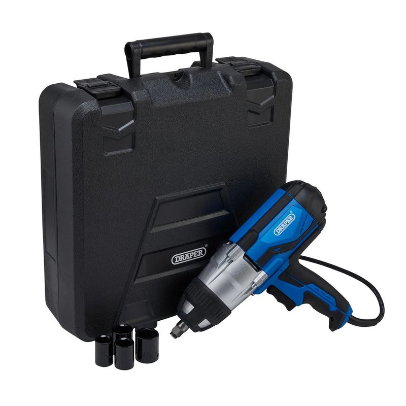 Draper 230V Electric Impact Wrench 1/2" Drive 480Nm Torque