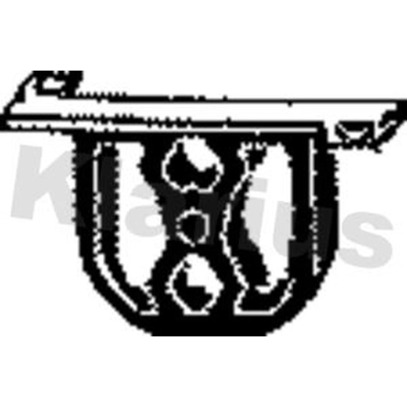 Klarius Exhaust System Mount Rubber 420638