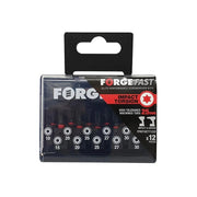 ForgeFix ForgeFast TORX® Compatible Impact Bit Set, 12 Piece - FFBITSETT1225