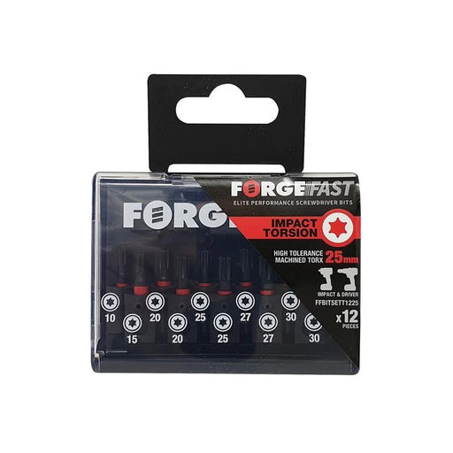 ForgeFix ForgeFast TORX® Compatible Impact Bit Set, 12 Piece - FFBITSETT1225