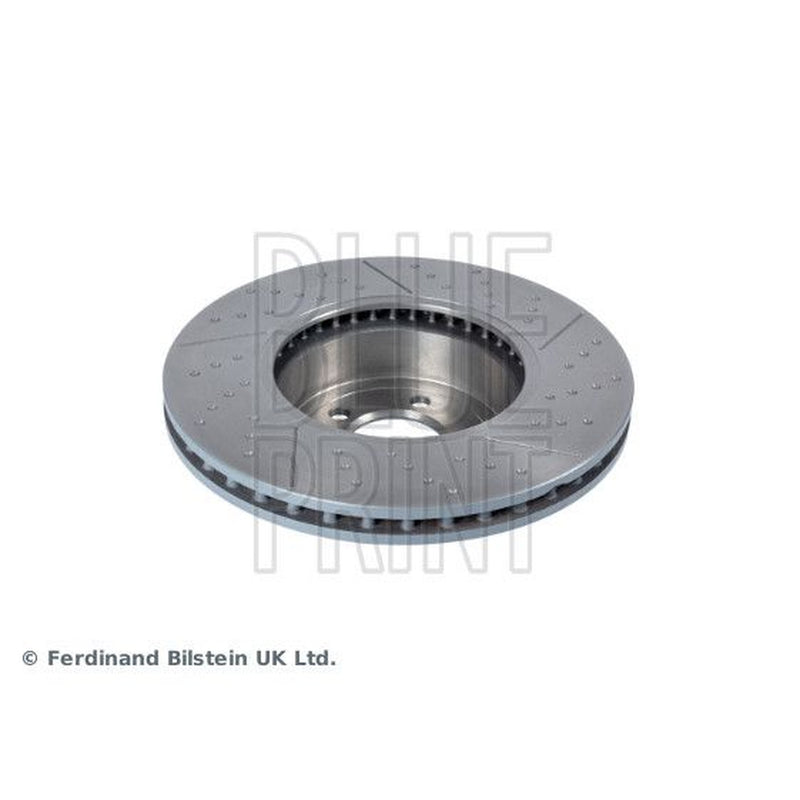 Blue Print 2 x Perforated/Vented Front Brake Discs ADB114380