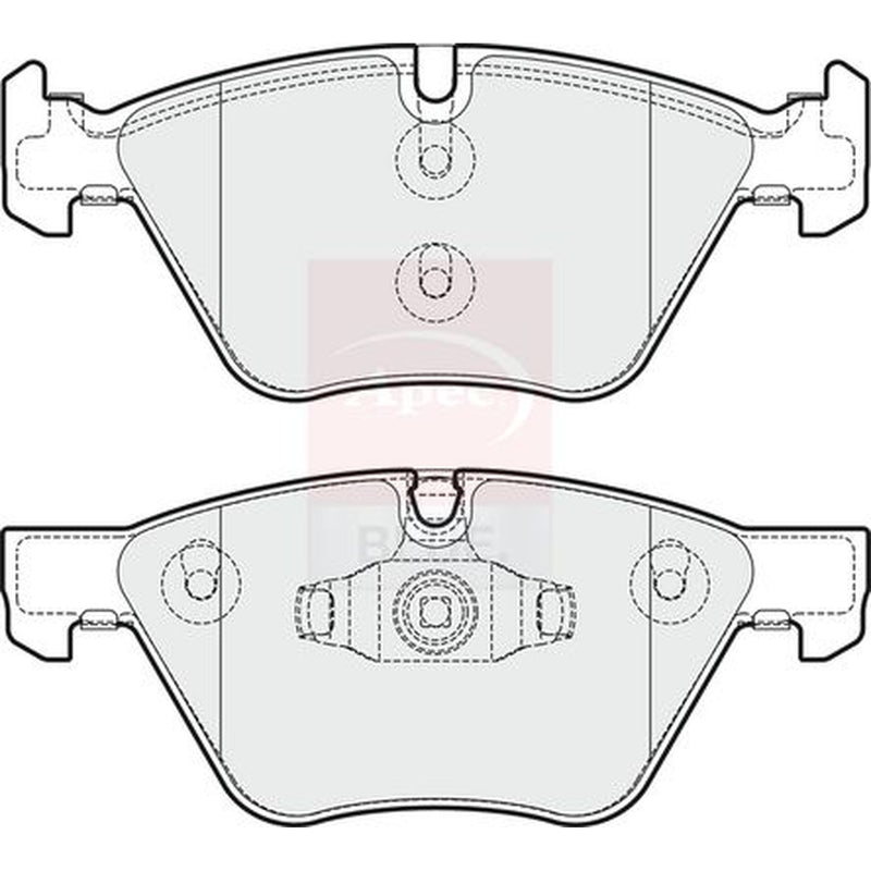 Apec Front Brake Pad Set PD3259