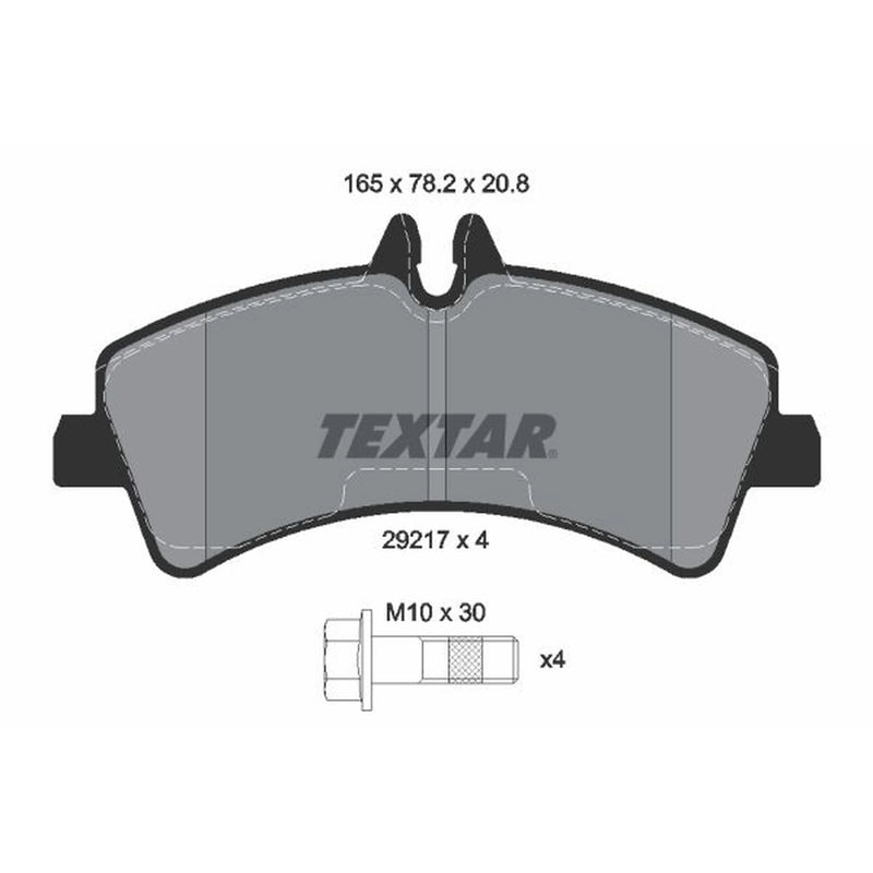 Textar Rear Brake Pad Set 2921702