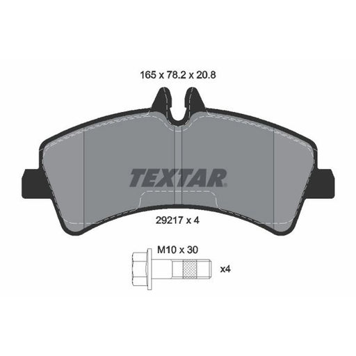 Textar Rear Brake Pad Set 2921702