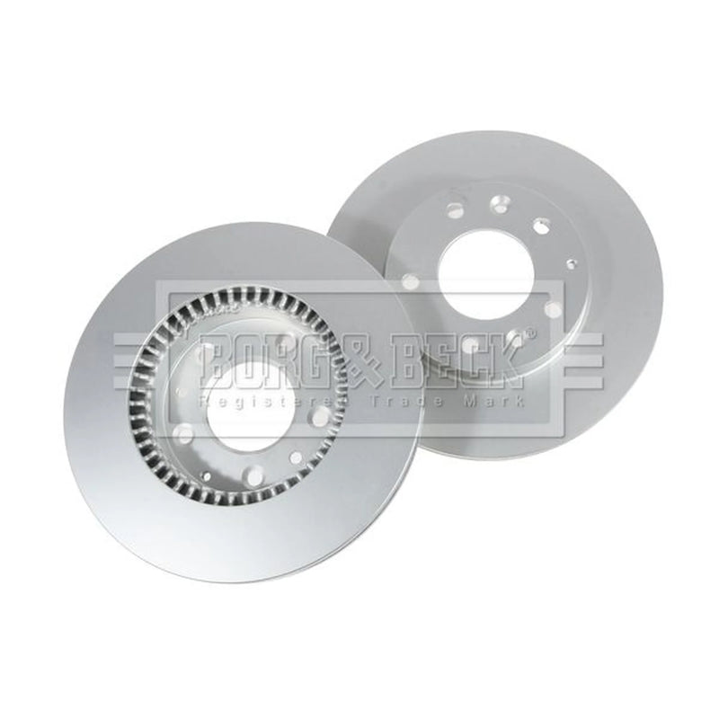 Borg & Beck 2 x Vented Front Brake Discs BBD4351