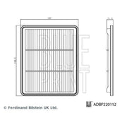 Blue Print Engine Air Filter ADBP220112